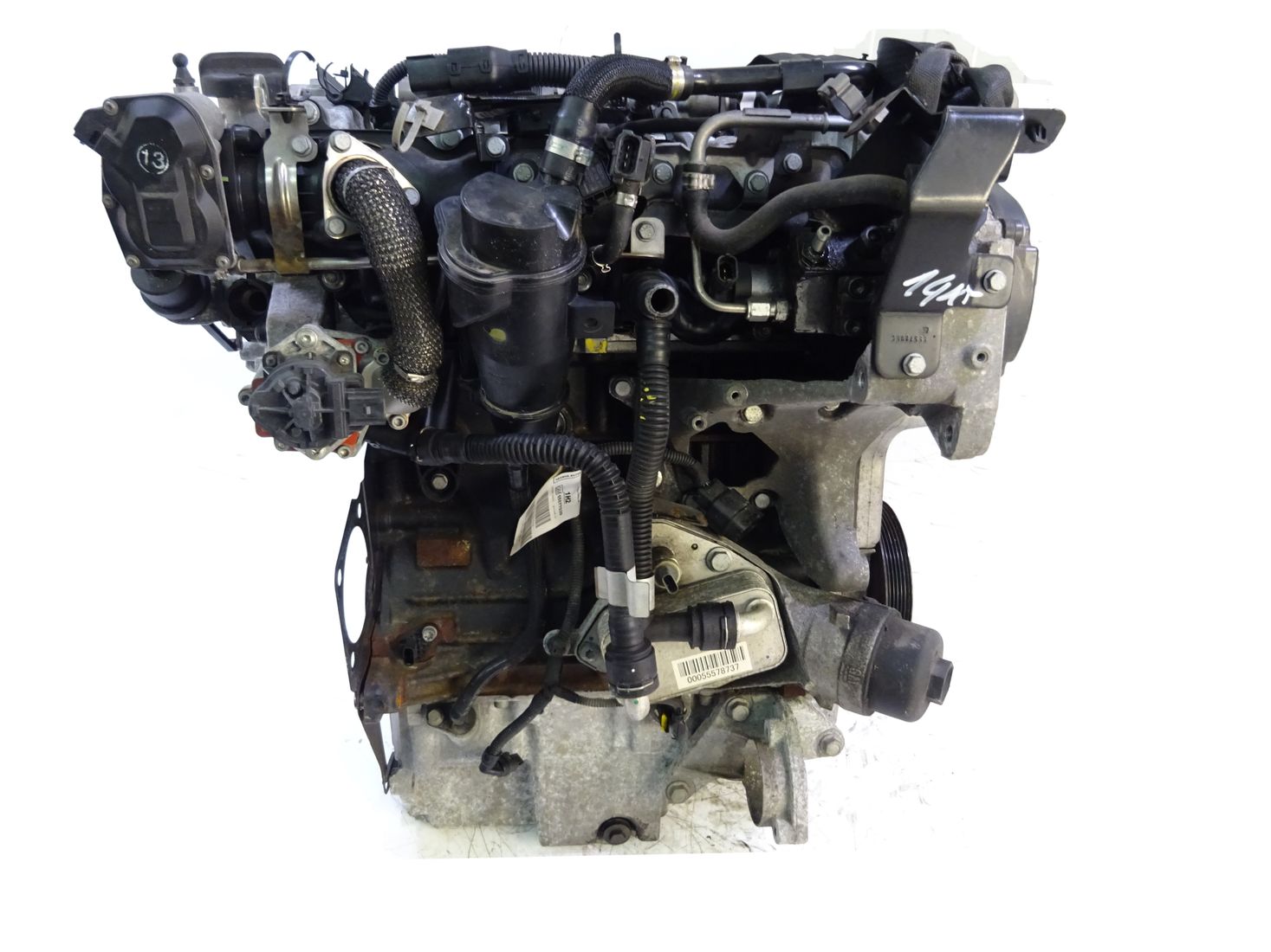 Motor 2012 für Opel Zafira C P12 2,0 CDTi Diesel A20DT 130 PS mit Anbauteilen