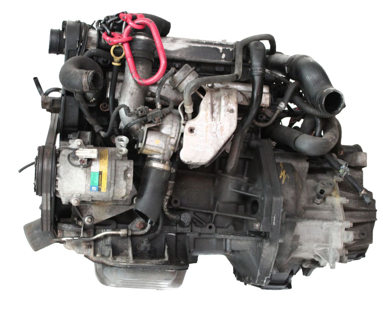Motor 2004 Opel Astra H 2,0 Turbo Z20 Z20LEL mit Getriebe und Anbauteilen neu angelegt 