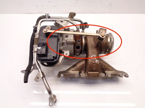 Turbolader Defekt für Nissan Qashqai J11 1,3 DIG-T HR13DDT A2820900280