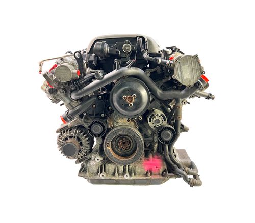 Motor mit Anbauteilen für Audi A6 C6 2,8 FSI V6 CCDA 06E100034K